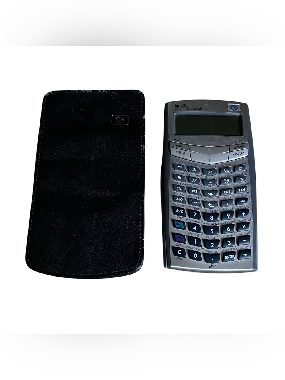 Vintage Hewlett Packard HP-33S Scientific Calculator Batteries Tested In Case